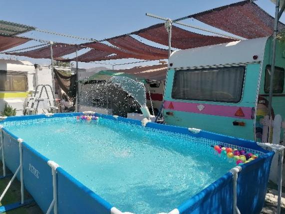 Caravanas Y Habitaciones Para Relajarse Sax Dış mekan fotoğraf